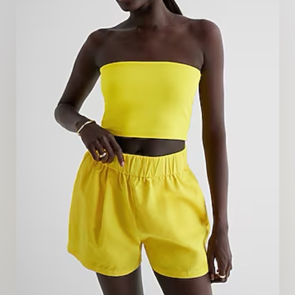 Express - Two Piece Neon Yellow Set